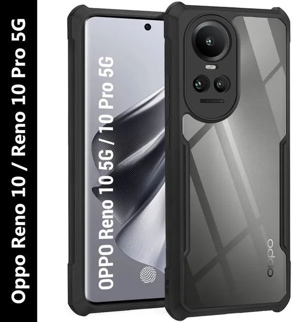 Back_Case_Cover_For_Oppo_Reno_10_Reno_10_Pro_5g_Slim_Anti_Yellow_Protective_Shock_Proof_Bumper_Hybrid_Pc_With_Tpu_Frame_Transparent_Clear