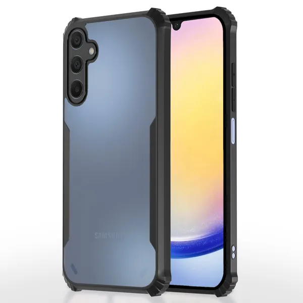 Back_Case_Cover_For_Samsung_A15_4g_5g_/_A25_5g_Slim_Anti_Yellow_Protective_Shock_Proof_Bumper_Hybrid_Pc_With_Tpu_Frame_Transparent_Clear