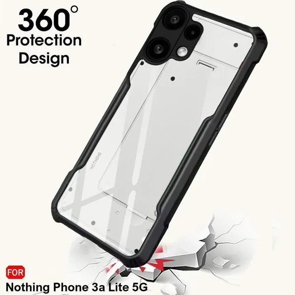 Back_Case_Cover_For_Nothing_3a_Lite_Slim_Anti_Yellow_Protective_Shock_Proof_Bumper_Hybrid_Pc_With_Tpu_Frame_Transparent_Clear