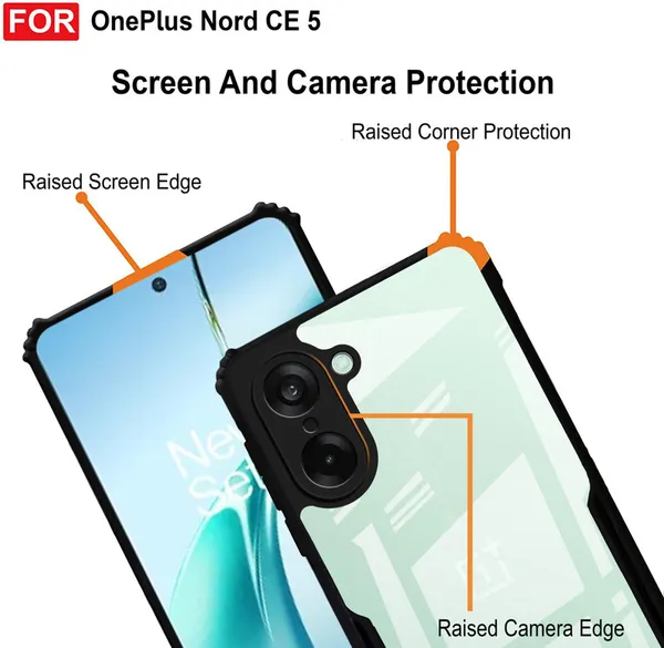 Back_Case_Cover_For_Oneplus_Nord_Ce_5_5g_Slim_Anti_Yellow_Protective_Shock_Proof_Bumper_Hybrid_Pc_With_Tpu_Frame_Transparent_Clear
