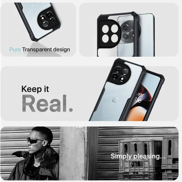 Back_Case_Cover_For_Oneplus_11r_5g_Slim_Anti_Yellow_Protective_Shock_Proof_Bumper_Hybrid_Pc_With_Tpu_Frame_Transparent_Clear