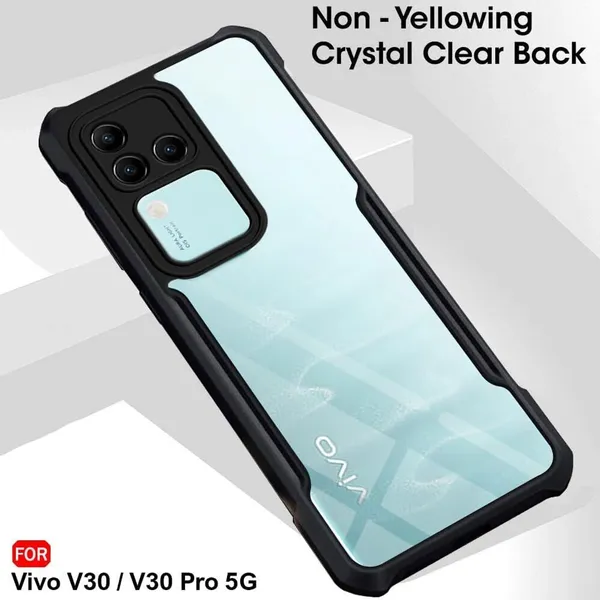 Back_Case_Cover_For_Vivo_V30_/_V30_Pro_5g_Slim_Anti_Yellow_Protective_Shock_Proof_Bumper_Hybrid_Pc_With_Tpu_Frame_Transparent_Clear
