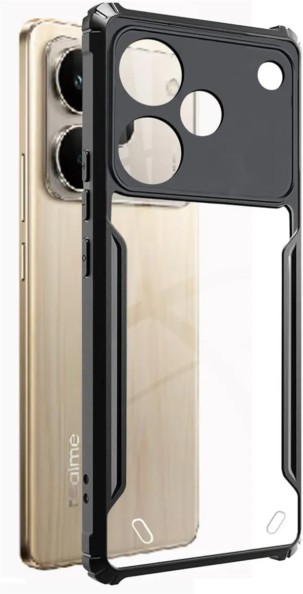 Back_Case_Cover_For_Realme_P4_Pro_5g_Slim_Anti_Yellow_Protective_Shock_Proof_Bumper_Hybrid_Pc_With_Tpu_Frame_Transparent_Clear