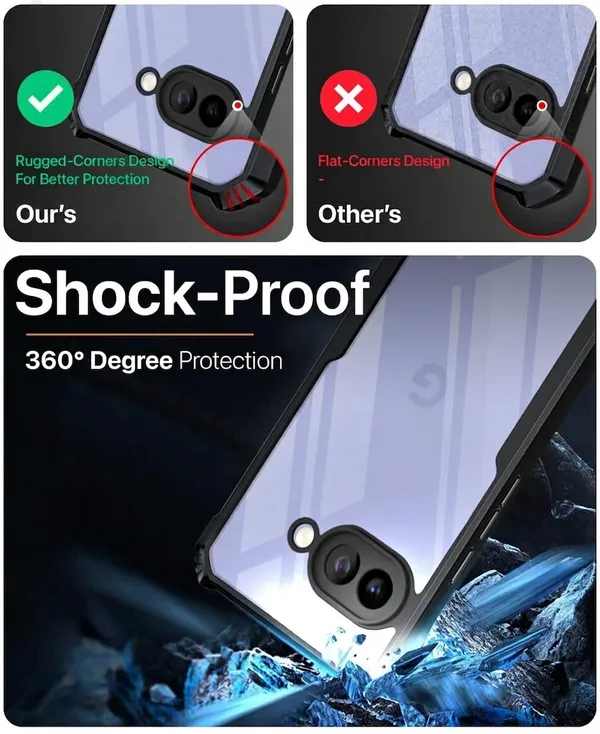 Back_Case_Cover_For_Google_Pixel_9_Slim_Anti_Yellow_Protective_Shock_Proof_Bumper_Hybrid_Pc_With_Tpu_Frame_Transparent_Clear