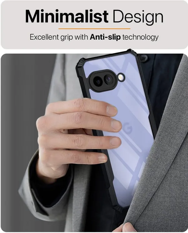 Back_Case_Cover_For_Google_Pixel_9_Slim_Anti_Yellow_Protective_Shock_Proof_Bumper_Hybrid_Pc_With_Tpu_Frame_Transparent_Clear