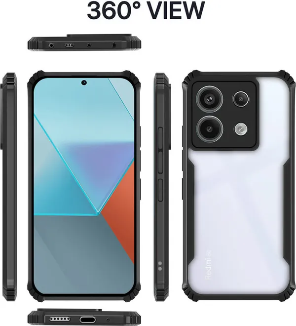 Back_Case_Cover_For_Redmi_Note_13_Pro__Slim_Anti_Yellow_Protective___Shockproof_Bumper___Hybrid_Pc_Plus_Tpu_Frame___Transparent_Clear