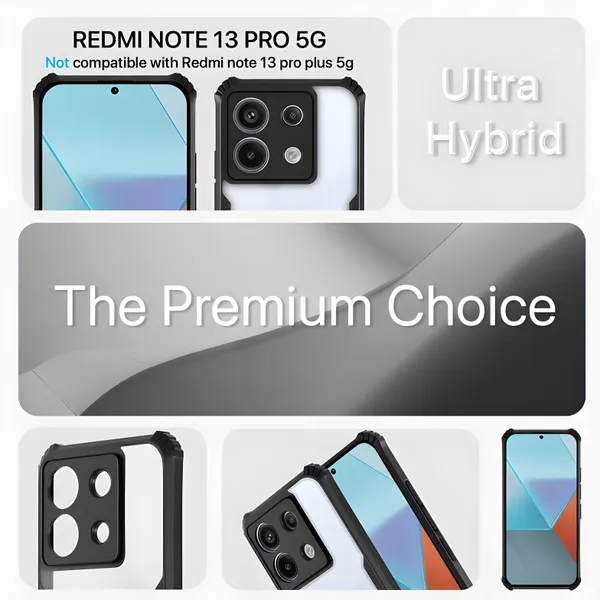 Back_Case_Cover_For_Redmi_Note_13_Pro__Slim_Anti_Yellow_Protective___Shockproof_Bumper___Hybrid_Pc_Plus_Tpu_Frame___Transparent_Clear