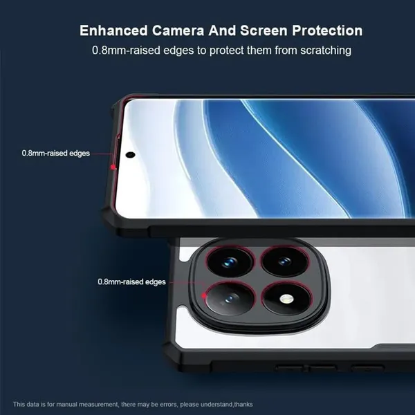 Back_Case_Cover_For_Redmi_Note_14_Pro_5g__Poco_X7_5g_Slim_Anti_Yellow_Protective_Shock_Proof_Bumper_Hybrid_Pc_With_Tpu_Frame_Transparent_Clear
