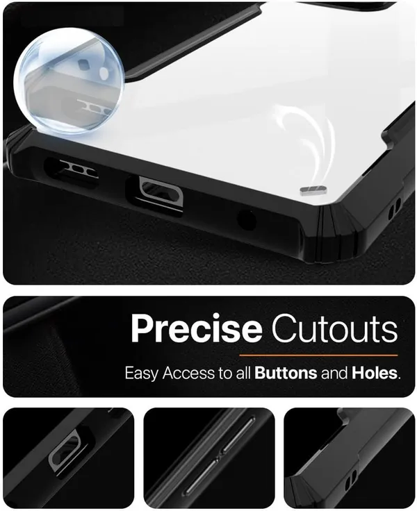 Back_Case_Cover_For_Redmi_Note_14_Pro_5g__Poco_X7_5g_Slim_Anti_Yellow_Protective_Shock_Proof_Bumper_Hybrid_Pc_With_Tpu_Frame_Transparent_Clear