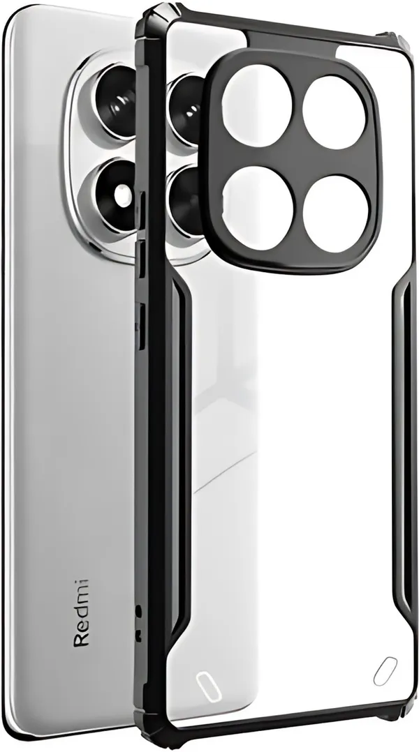 Back_Case_Cover_For_Redmi_Note_14_Pro_5g__Poco_X7_5g_Slim_Anti_Yellow_Protective_Shock_Proof_Bumper_Hybrid_Pc_With_Tpu_Frame_Transparent_Clear
