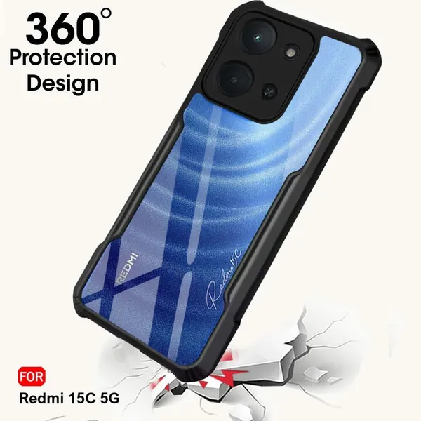 Back_Case_Cover_For_Mi_Redmi_15c_5g_Poco_C85_5g_Slim_Anti_Yellow_Protective_Shock_Proof_Bumper_Hybrid_Pc_With_Tpu_Frame_Transparent_Clear