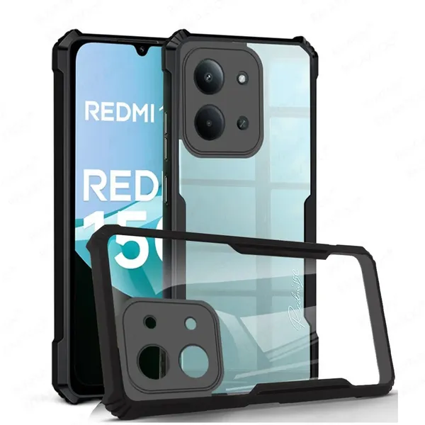 Back_Case_Cover_For_Mi_Redmi_15c_5g_Poco_C85_5g_Slim_Anti_Yellow_Protective_Shock_Proof_Bumper_Hybrid_Pc_With_Tpu_Frame_Transparent_Clear
