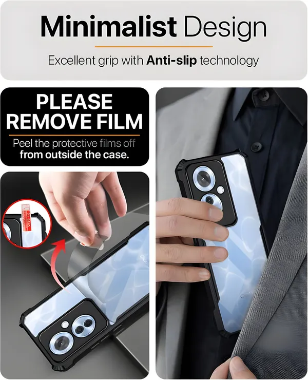 Back_Case_Cover_For_Oppo_F25_Pro_5g_Slim_Anti_Yellow_Protective_Shock_Proof_Bumper_Hybrid_Pc_With_Tpu_Frame_Transparent_Clear