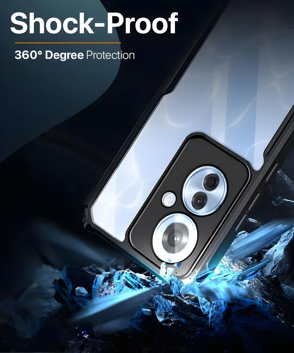 Back_Case_Cover_For_Oppo_F25_Pro_5g_Slim_Anti_Yellow_Protective_Shock_Proof_Bumper_Hybrid_Pc_With_Tpu_Frame_Transparent_Clear