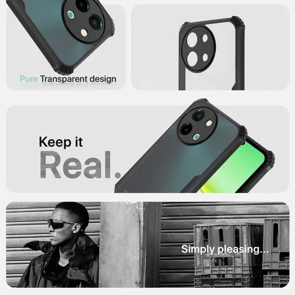 Back_Case_Cover_For_Vivo_Y38_/_Y58_/_Y200i_/_T3x_5g_Slim_Anti_Yellow_Protective_Shock_Proof_Bumper_Hybrid_Pc_With_Tpu_Frame_Transparent_Clear