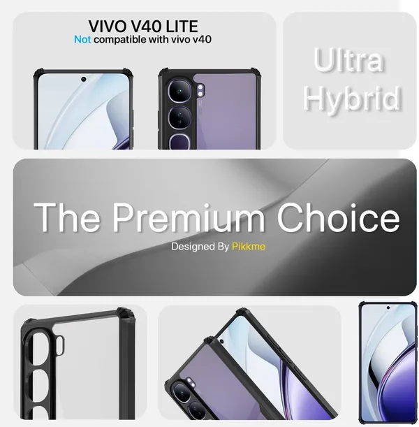 Back_Case_Cover_For_Vivo_V40_Lite__Slim_Anti_Yellow_Protective___Shockproof_Bumper___Hybrid_Pc_Plus_Tpu_Frame___Transparent_Clear