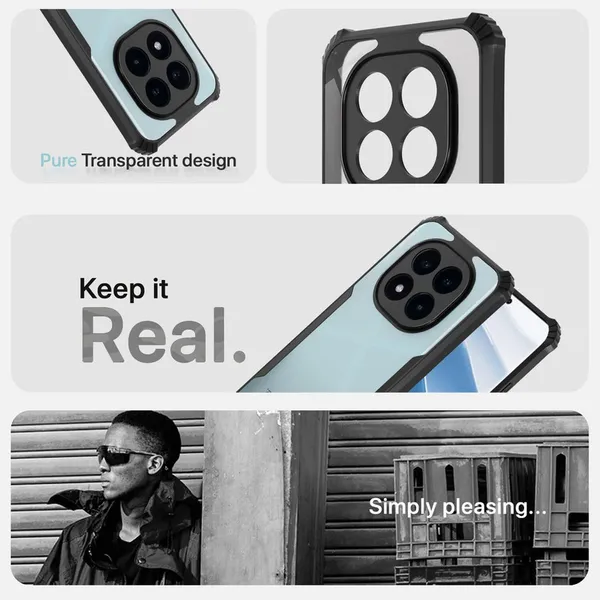 Back_Case_Cover_For_Redmi_Mi_Note_14_Pro__Slim_Anti_Yellow_Protective___Shockproof_Bumper___Hybrid_Pc_Plus_Tpu_Frame___Transparent_Clear