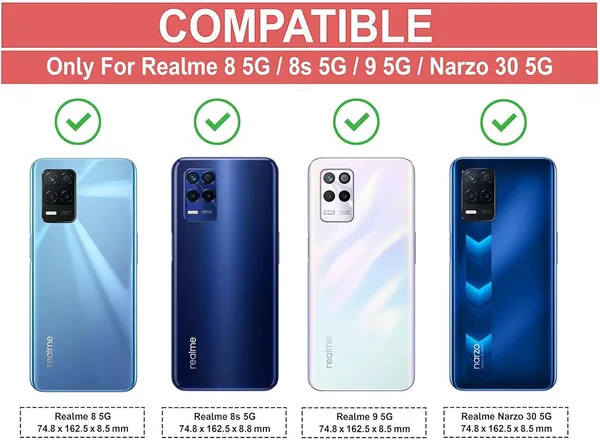 Back_Case_Cover_For_Realme_8_5g_/_8s_5g_/_9_5g_/_Narzo_30_5g_Slim_Anti_Yellow_Protective_Shock_Proof_Bumper_Hybrid_Pc_With_Tpu_Frame_Transparent_Clear
