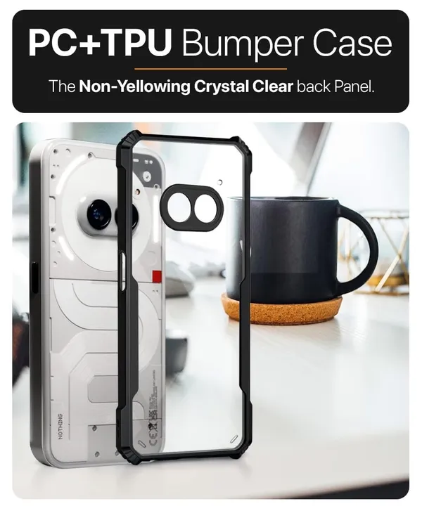 Back_Case_Cover_For_Nothing_2a_Slim_Anti_Yellow_Protective_Shock_Proof_Bumper_Hybrid_Pc_With_Tpu_Frame_Transparent_Clear