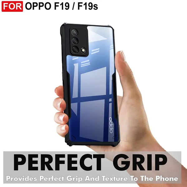 Back_Case_Cover_For_Oppo_F19_/_F19s_/_A74_4g_Slim_Anti_Yellow_Protective_Shock_Proof_Bumper_Hybrid_Pc_With_Tpu_Frame_Transparent_Clear