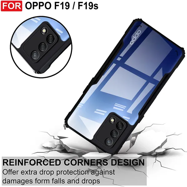 Back_Case_Cover_For_Oppo_F19_/_F19s_/_A74_4g_Slim_Anti_Yellow_Protective_Shock_Proof_Bumper_Hybrid_Pc_With_Tpu_Frame_Transparent_Clear