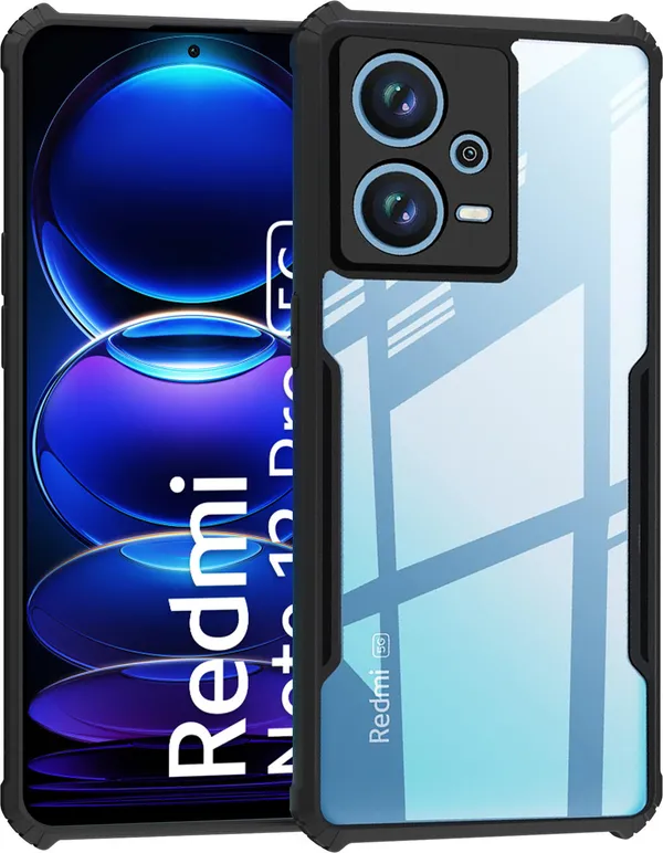 Back_Case_Cover_For_Redmi_Note_12_Pro_5g_Slim_Anti_Yellow_Protective_Shock_Proof_Bumper_Hybrid_Pc_With_Tpu_Frame_Transparent_Clear