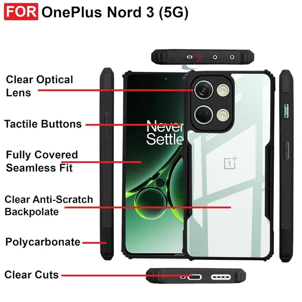 Back_Case_Cover_For_Oneplus_Nord_3_5g_Slim_Anti_Yellow_Protective_Shock_Proof_Bumper_Hybrid_Pc_With_Tpu_Frame_Transparent_Clear