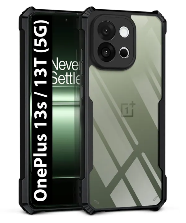 Back_Case_Cover_For_Oneplus_13s__13t_5g_Slim_Anti_Yellow_Protective_Shock_Proof_Bumper_Hybrid_Pc_With_Tpu_Frame_Transparent_Clear