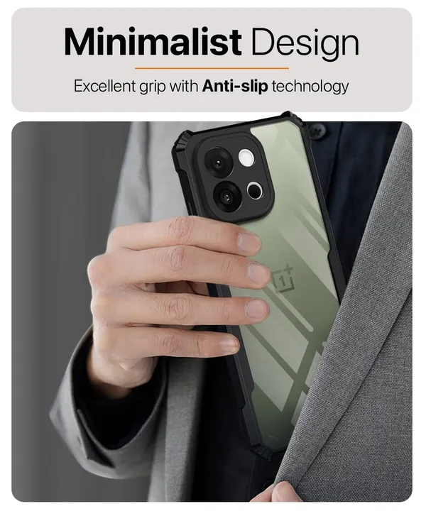 Back_Case_Cover_For_Oneplus_13s__13t_5g_Slim_Anti_Yellow_Protective_Shock_Proof_Bumper_Hybrid_Pc_With_Tpu_Frame_Transparent_Clear