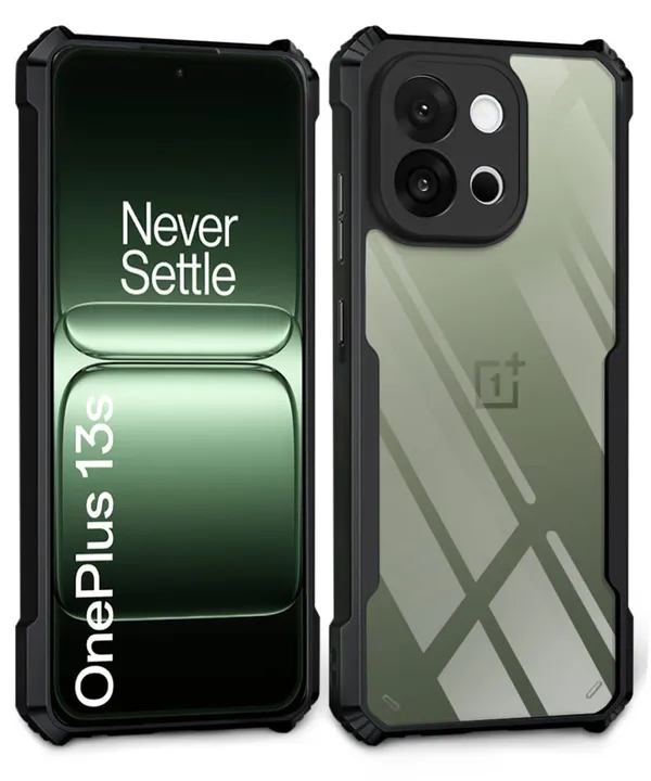 Back_Case_Cover_For_Oneplus_13s__13t_5g_Slim_Anti_Yellow_Protective_Shock_Proof_Bumper_Hybrid_Pc_With_Tpu_Frame_Transparent_Clear