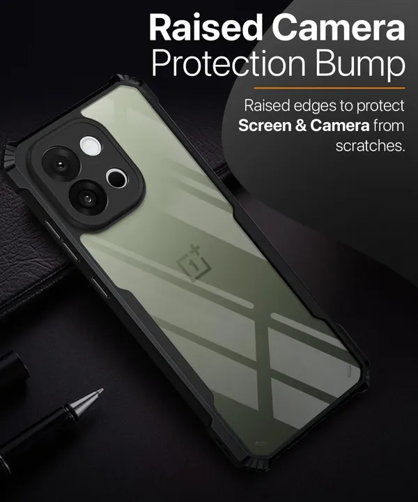 Back_Case_Cover_For_Oneplus_13s__13t_5g_Slim_Anti_Yellow_Protective_Shock_Proof_Bumper_Hybrid_Pc_With_Tpu_Frame_Transparent_Clear