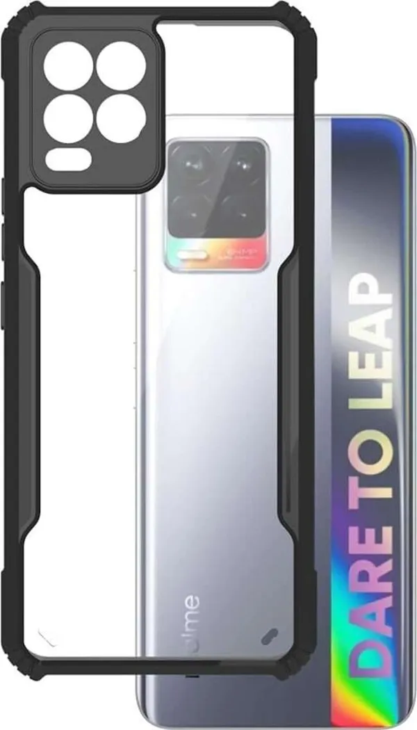 Back_Case_Cover_For_Realme_8_Pro_4g_Slim_Anti_Yellow_Protective_Shock_Proof_Bumper_Hybrid_Pc_With_Tpu_Frame_Transparent_Clear