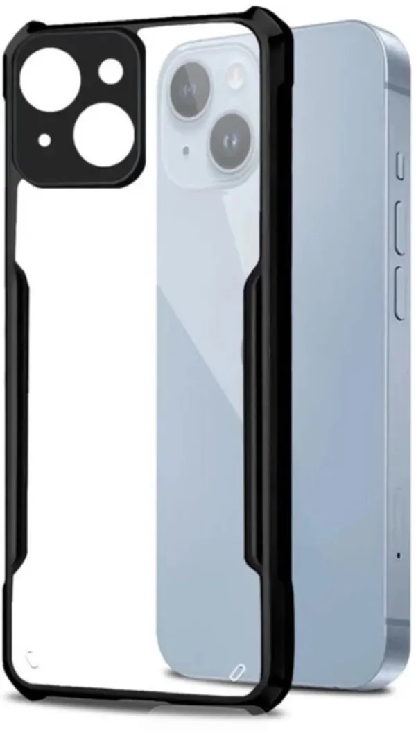 Back_Case_Cover_For_Iphone_15__Slim_Anti_Yellow_Protective___Shockproof_Bumper___Hybrid_Pc_Plus_Tpu_Frame___Transparent_Clear