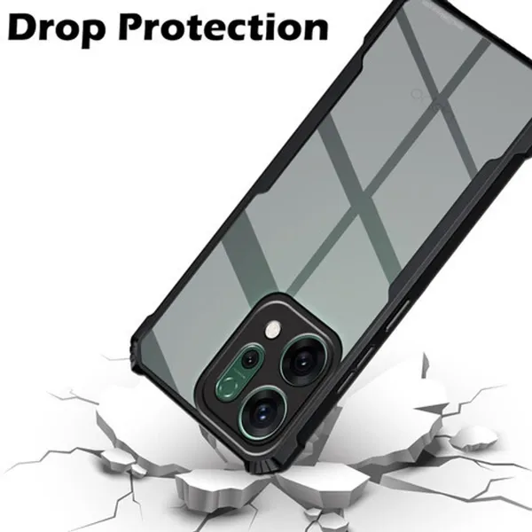 Back_Case_Cover_For_Oppo_Find_X9_5g_Slim_Anti_Yellow_Protective_Shock_Proof_Bumper_Hybrid_Pc_With_Tpu_Frame_Transparent_Clear
