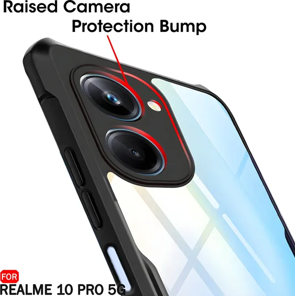 Back_Case_Cover_For_Realme_10_Pro_5g_Slim_Anti_Yellow_Protective_Shock_Proof_Bumper_Hybrid_Pc_With_Tpu_Frame_Transparent_Clear