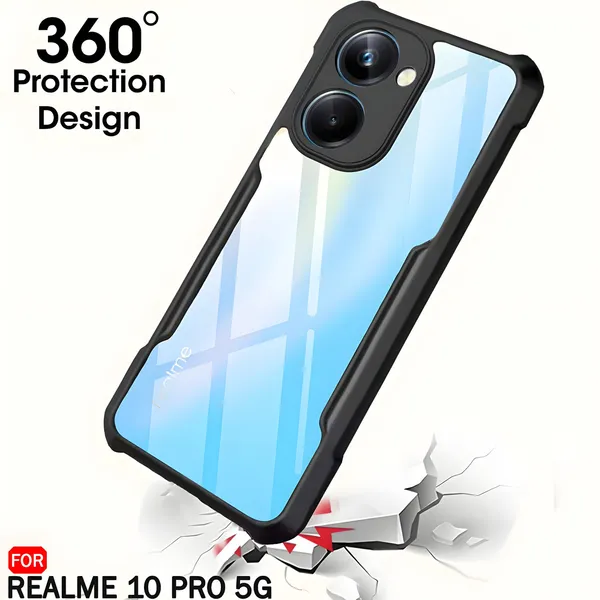 Back_Case_Cover_For_Realme_10_Pro_5g_Slim_Anti_Yellow_Protective_Shock_Proof_Bumper_Hybrid_Pc_With_Tpu_Frame_Transparent_Clear