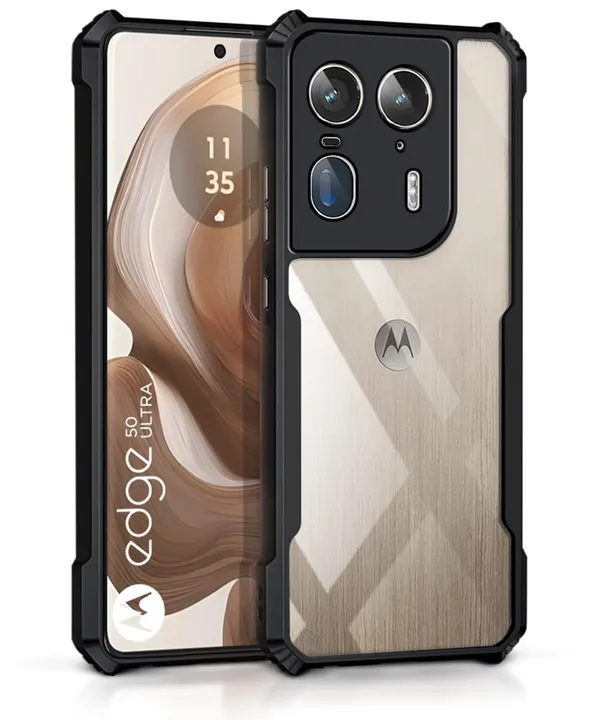 Back_Case_Cover_For_Moto_Edge_50_Ultra_5g__X50_Ultra_5g_Slim_Anti_Yellow_Protective_Shock_Proof_Bumper_Hybrid_Pc_With_Tpu_Frame_Transparent_Clear