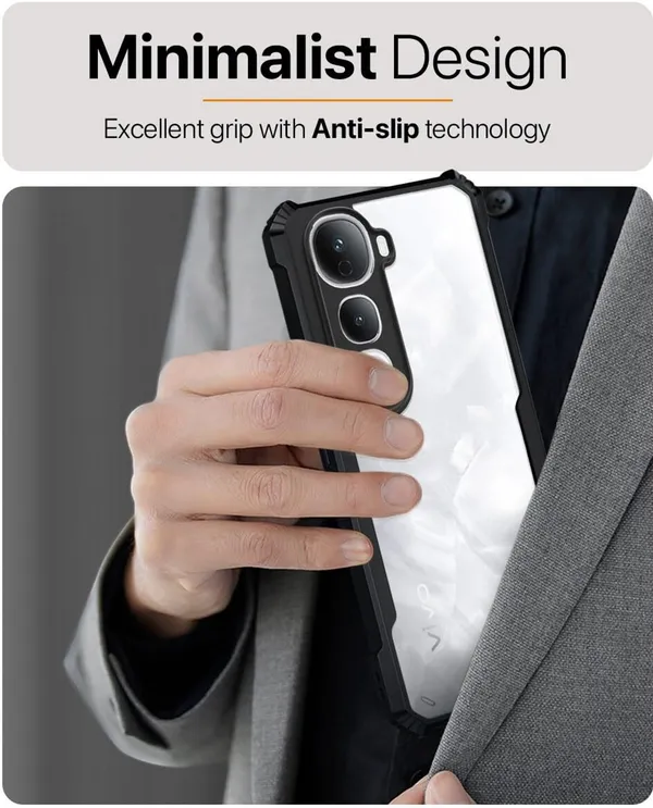 Back_Case_Cover_For_Vivo_Y400_5g_Slim_Anti_Yellow_Protective_Shock_Proof_Bumper_Hybrid_Pc_With_Tpu_Frame_Transparent_Clear