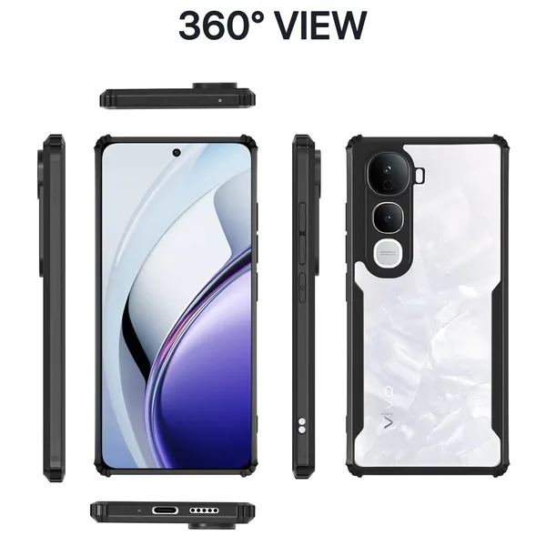 Back_Case_Cover_For_Vivo_Y400_5g_Slim_Anti_Yellow_Protective_Shock_Proof_Bumper_Hybrid_Pc_With_Tpu_Frame_Transparent_Clear