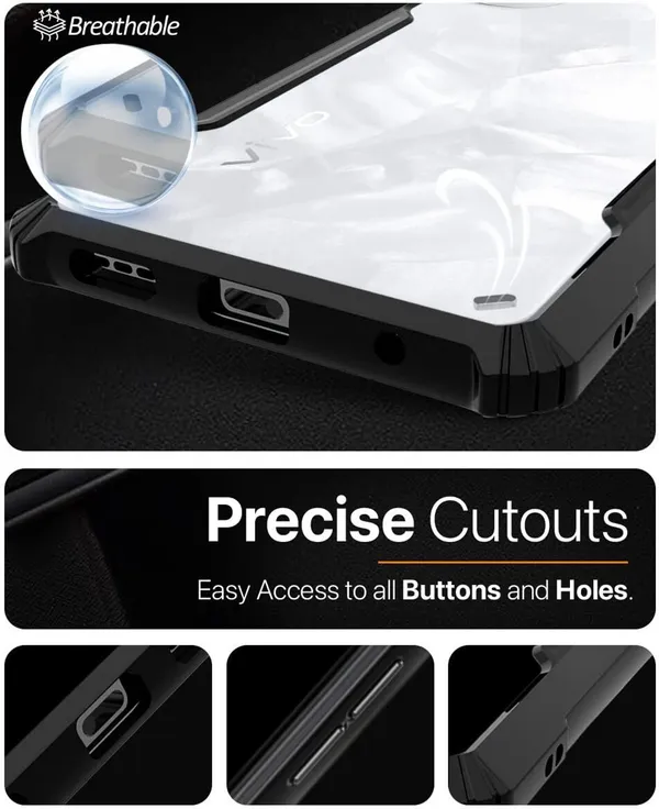 Back_Case_Cover_For_Vivo_Y400_5g_Slim_Anti_Yellow_Protective_Shock_Proof_Bumper_Hybrid_Pc_With_Tpu_Frame_Transparent_Clear