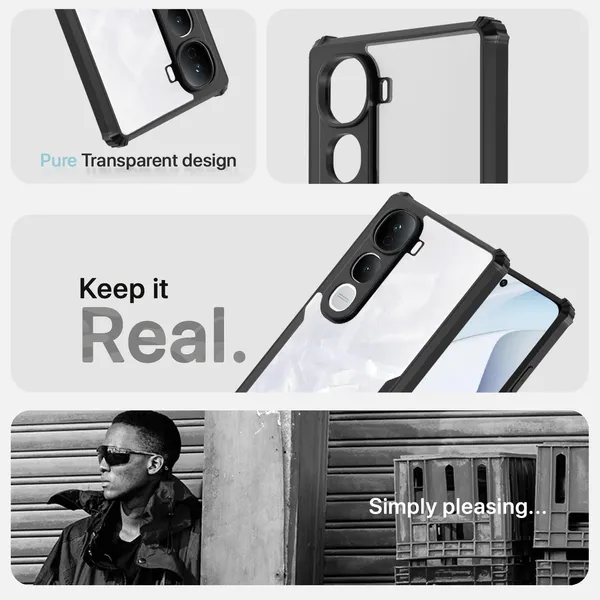 Back_Case_Cover_For_Vivo_Y400_5g_Slim_Anti_Yellow_Protective_Shock_Proof_Bumper_Hybrid_Pc_With_Tpu_Frame_Transparent_Clear