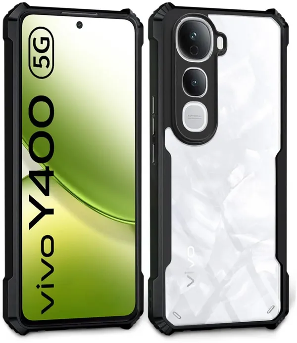 Back_Case_Cover_For_Vivo_Y400_5g_Slim_Anti_Yellow_Protective_Shock_Proof_Bumper_Hybrid_Pc_With_Tpu_Frame_Transparent_Clear