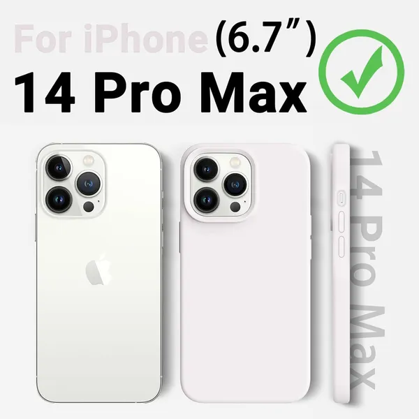 Back_Case_Cover_For_Iphone_14_Pro_Max__Slim_Anti_Yellow_Protective___Shockproof_Bumper___Hybrid_Pc_Plus_Tpu_Frame___Transparent_Clear