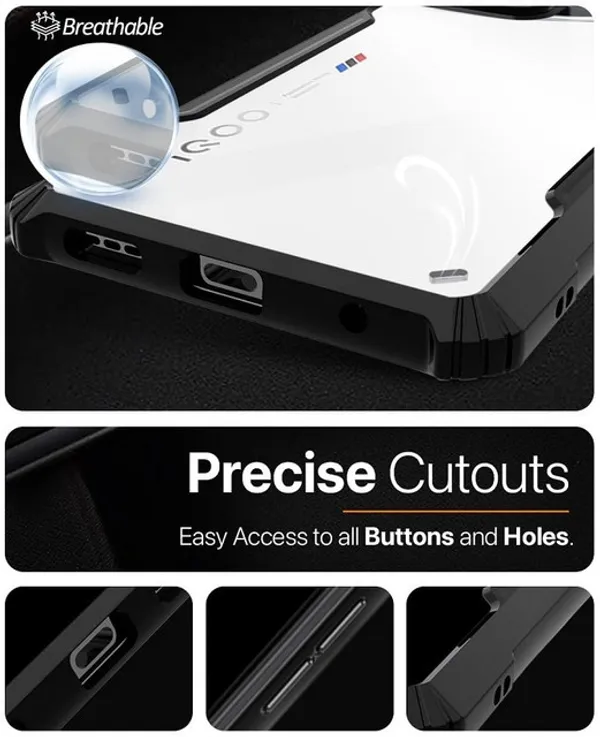 Back_Case_Cover_For_Iqoo_15__Slim_Anti_Yellow_Protective___Shockproof_Bumper___Hybrid_Pc_Plus_Tpu_Frame___Transparent_Clear
