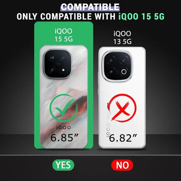 Back_Case_Cover_For_Iqoo_15__Slim_Anti_Yellow_Protective___Shockproof_Bumper___Hybrid_Pc_Plus_Tpu_Frame___Transparent_Clear