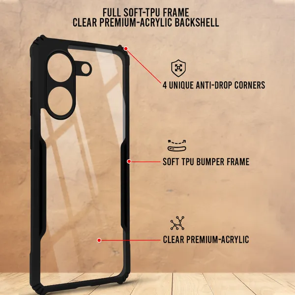 Back_Case_Cover_For_Redmi_Poco_X8_Pro_5g_Slim_Anti_Yellow_Protective_Shock_Proof_Bumper_Hybrid_Pc_With_Tpu_Frame_Transparent_Clear