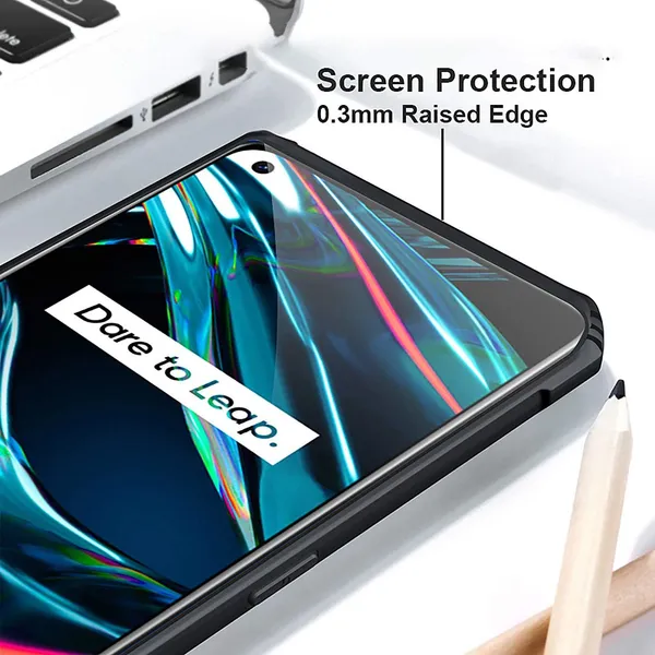 Back_Case_Cover_For_Realme_7_Pro__Slim_Anti_Yellow_Protective___Shockproof_Bumper___Hybrid_Pc_Plus_Tpu_Frame___Transparent_Clear