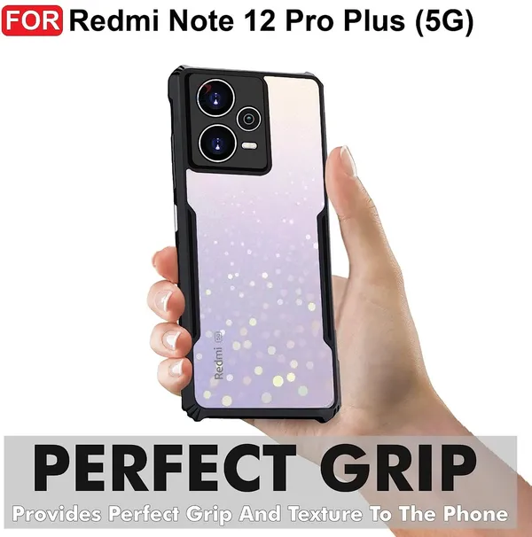 Back_Case_Cover_For_Redmi_Note_12_Pro_Plus_5g_Slim_Anti_Yellow_Protective_Shock_Proof_Bumper_Hybrid_Pc_With_Tpu_Frame_Transparent_Clear