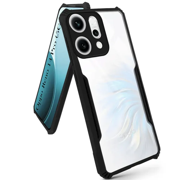 Back_Case_Cover_For_Oppo_Reno_14_Pro_5g_Slim_Anti_Yellow_Protective_Shock_Proof_Bumper_Hybrid_Pc_With_Tpu_Frame_Transparent_Clear