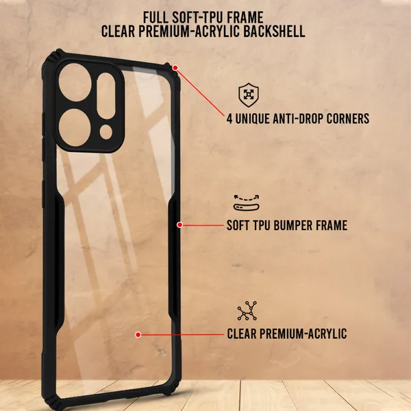 Back_Case_Cover_For_Oppo_Reno_14_Pro_5g_Slim_Anti_Yellow_Protective_Shock_Proof_Bumper_Hybrid_Pc_With_Tpu_Frame_Transparent_Clear